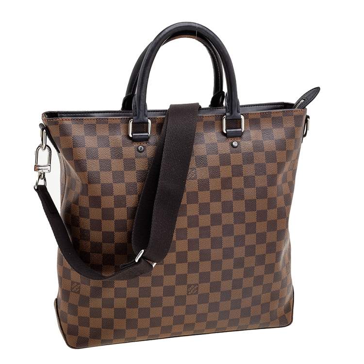 Pre Owned Louis Vuitton Damier Ebene Canvas Jake Bag