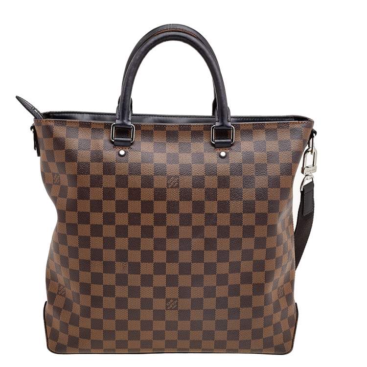 Pre Owned Louis Vuitton Damier Ebene Canvas Jake Bag