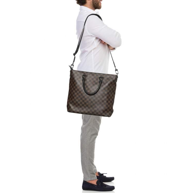 Pre Owned Louis Vuitton Damier Ebene Canvas Jake Bag