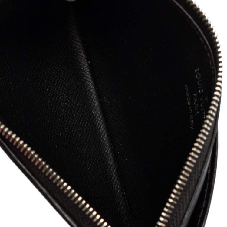 مملوكة مسبقًا Louis Vuitton Damier Graphite Canvas Coin Card Holder