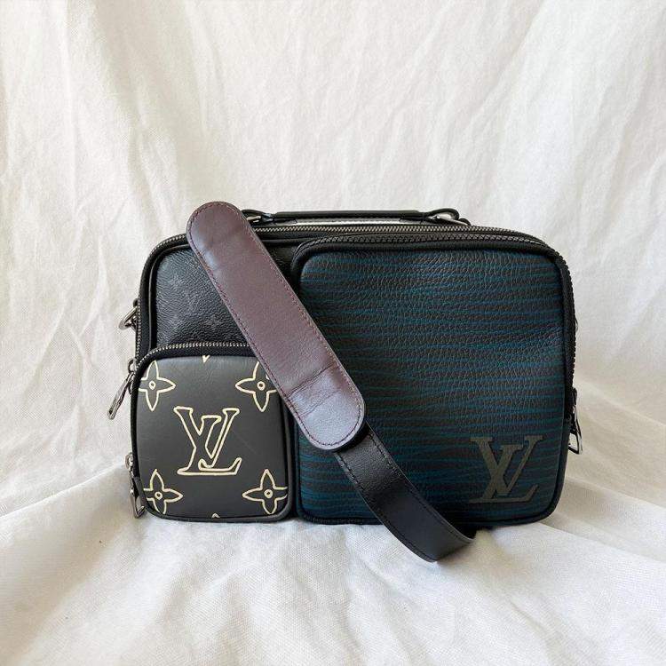 مملوكة مسبقًا Louis Vuitton Multicolor Monogram Eclipse Canvas Multipocket Patchwork Messenger Bag