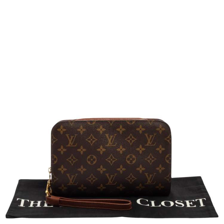 Pre Owned Louis Vuitton Monogram Canvas Orsay Clutch