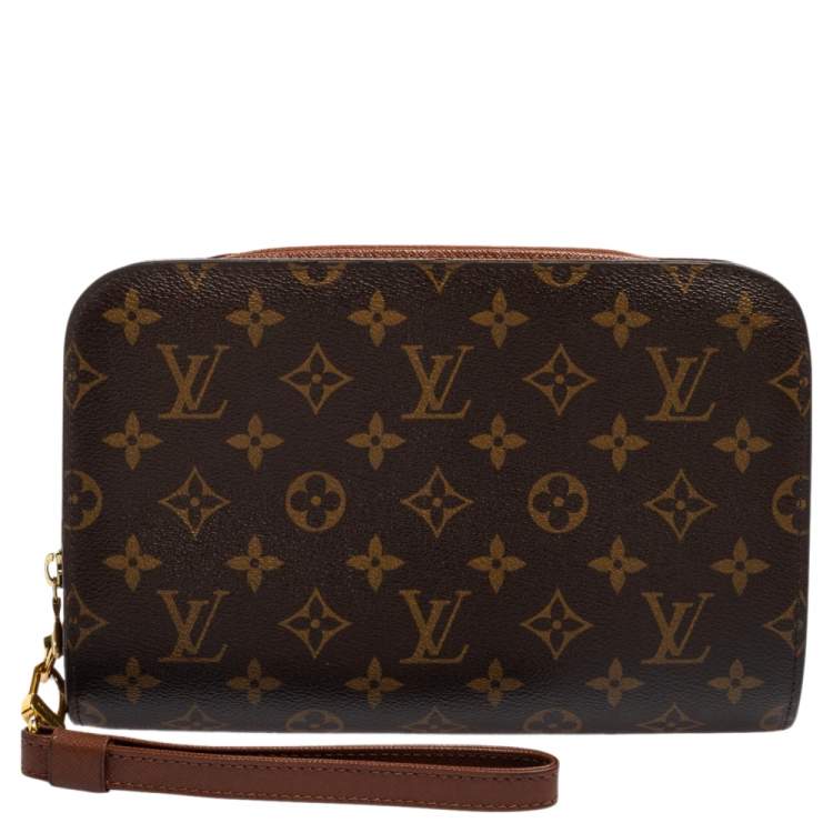 Pre Owned Louis Vuitton Monogram Canvas Orsay Clutch