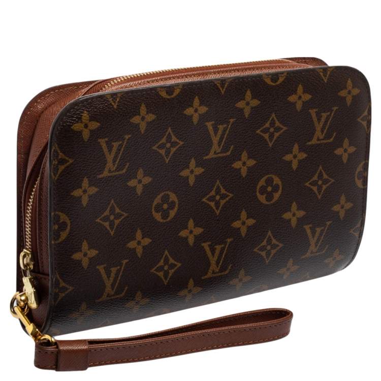 Pre Owned Louis Vuitton Monogram Canvas Orsay Clutch
