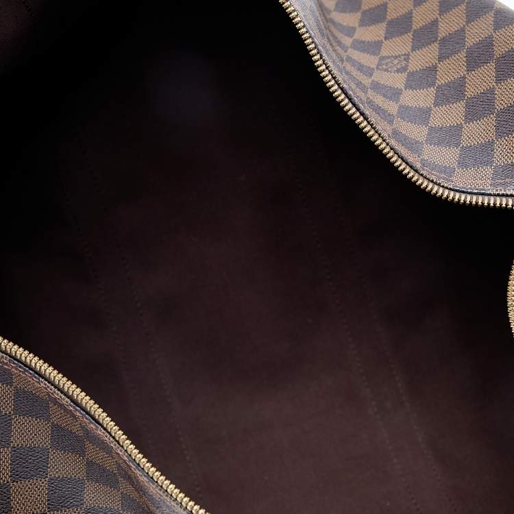 Pre Owned Louis Vuitton Damier Ebene Canvas Keepall 50 Bag