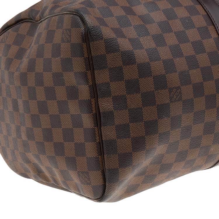 Pre Owned Louis Vuitton Damier Ebene Canvas Keepall 50 Bag