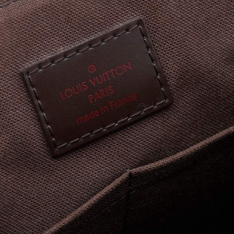 Pre Owned Louis Vuitton Damier Ebene Canvas District PM Bag