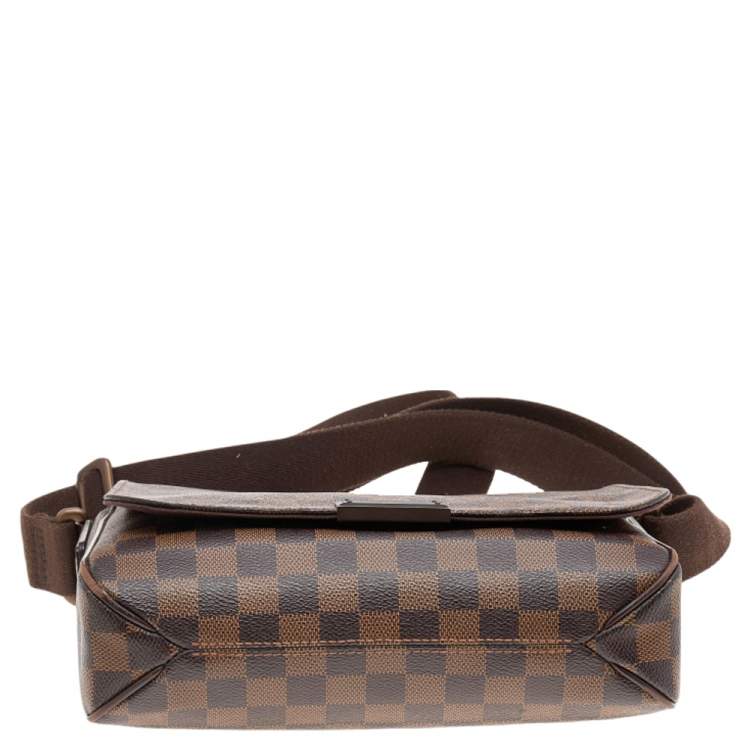 Pre Owned Louis Vuitton Damier Ebene Canvas District PM Bag