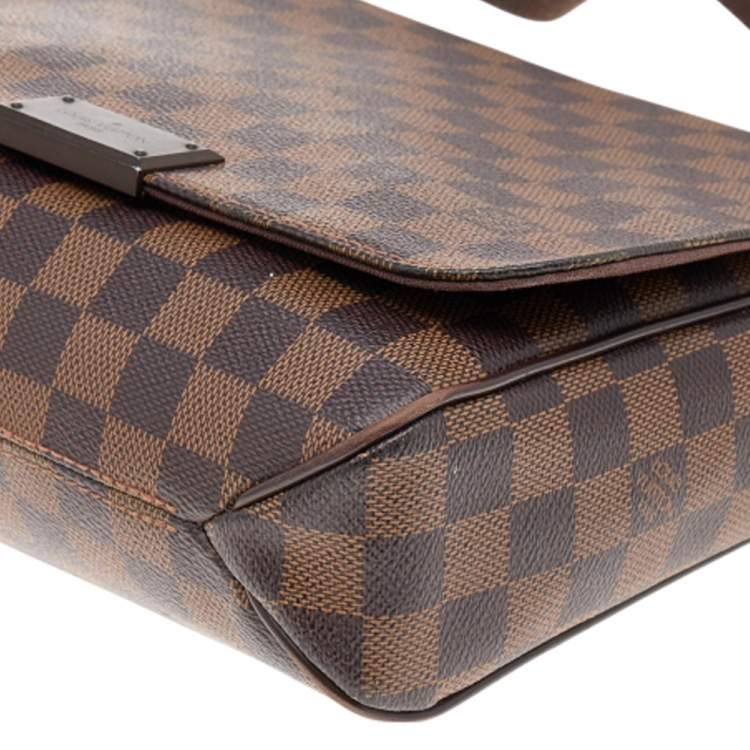 Pre Owned Louis Vuitton Damier Ebene Canvas District PM Bag