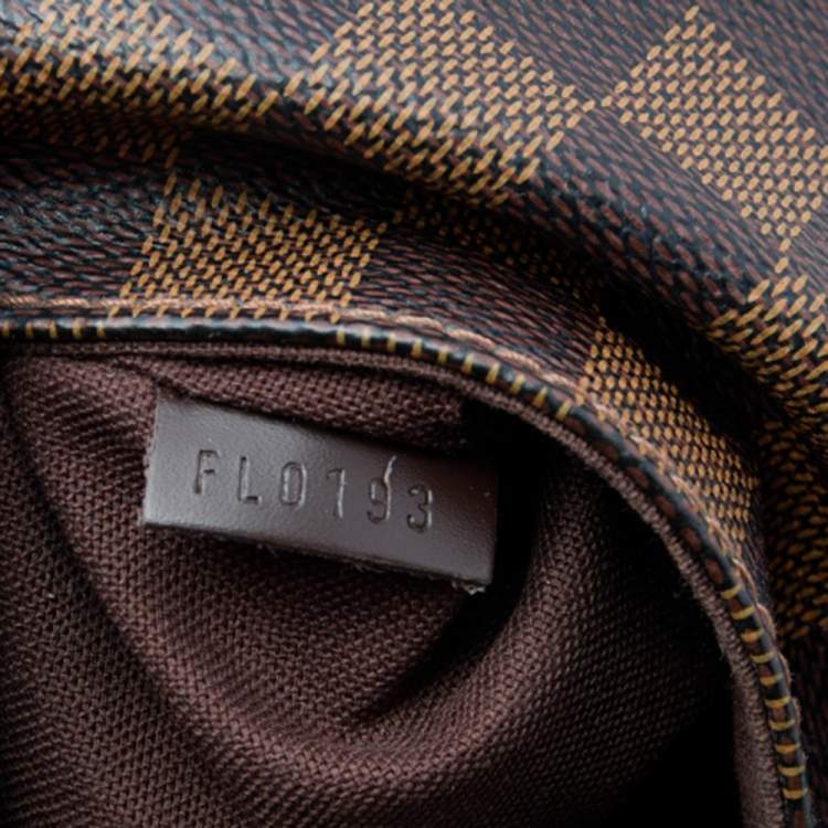 Pre Owned Louis Vuitton Damier Ebene Canvas District PM Bag