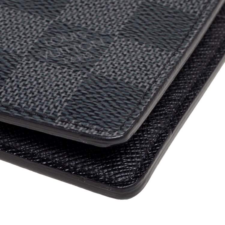 Pre Owned Louis Vuitton Damier Graphite Canvas Multiple Wallet