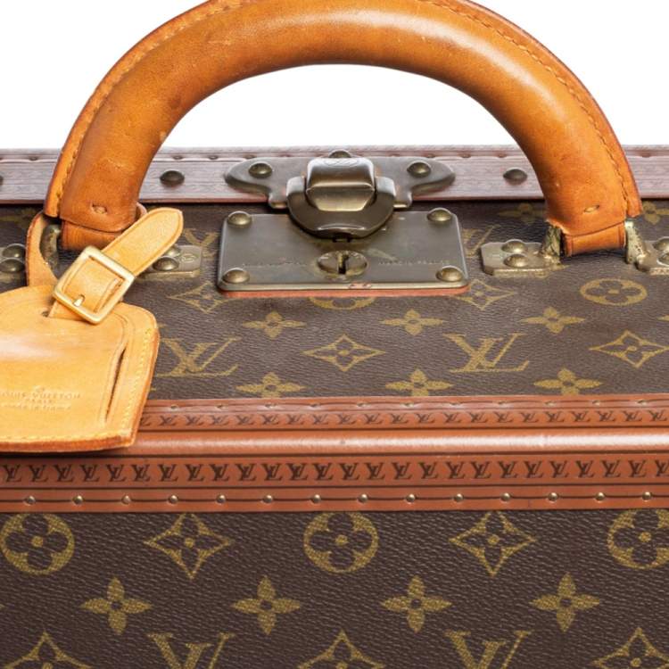 Pre Owned Louis Vuitton Monogram Canvas Alzer 70 Trunk Suitcase