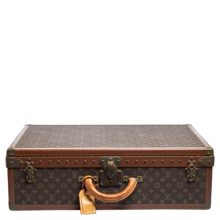 Pre Owned Louis Vuitton Monogram Canvas Alzer 70 Trunk Suitcase