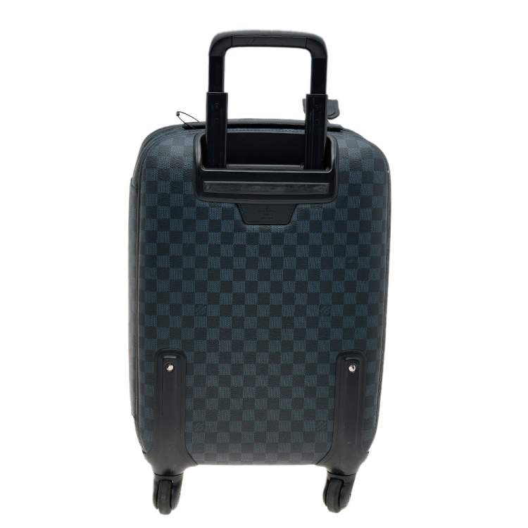 Pre Owned Louis Vuitton Damier Graphite Zephyr 55 Rolling Suitcase