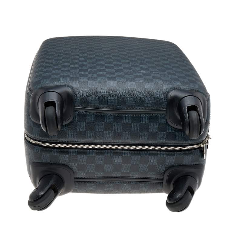 Pre Owned Louis Vuitton Damier Graphite Zephyr 55 Rolling Suitcase