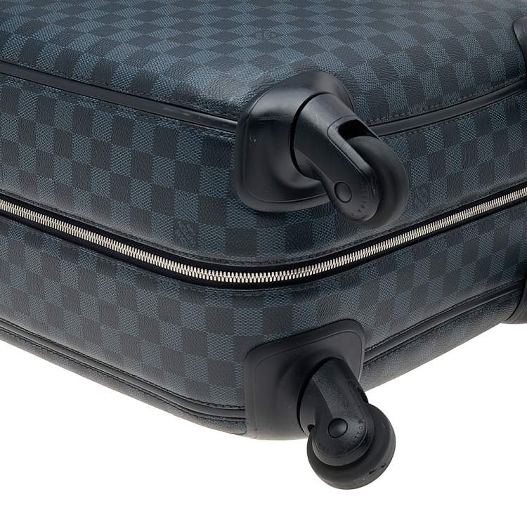 Pre Owned Louis Vuitton Damier Graphite Zephyr 55 Rolling Suitcase