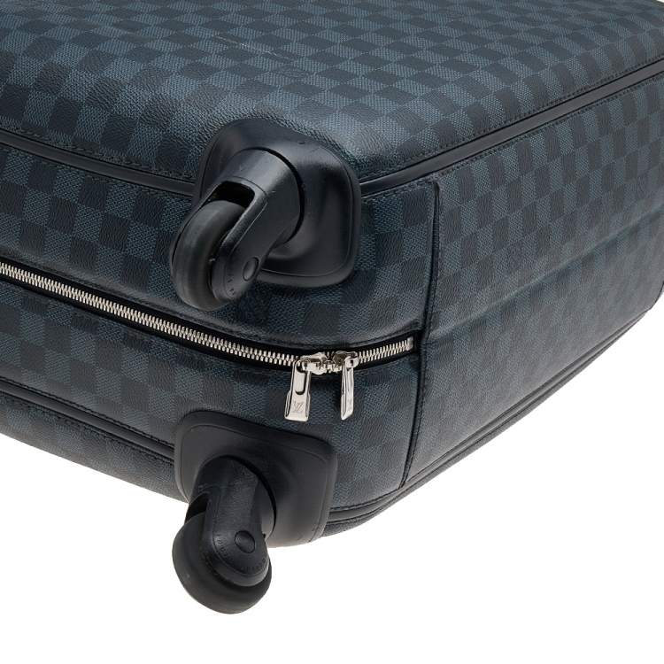 Pre Owned Louis Vuitton Damier Graphite Zephyr 55 Rolling Suitcase