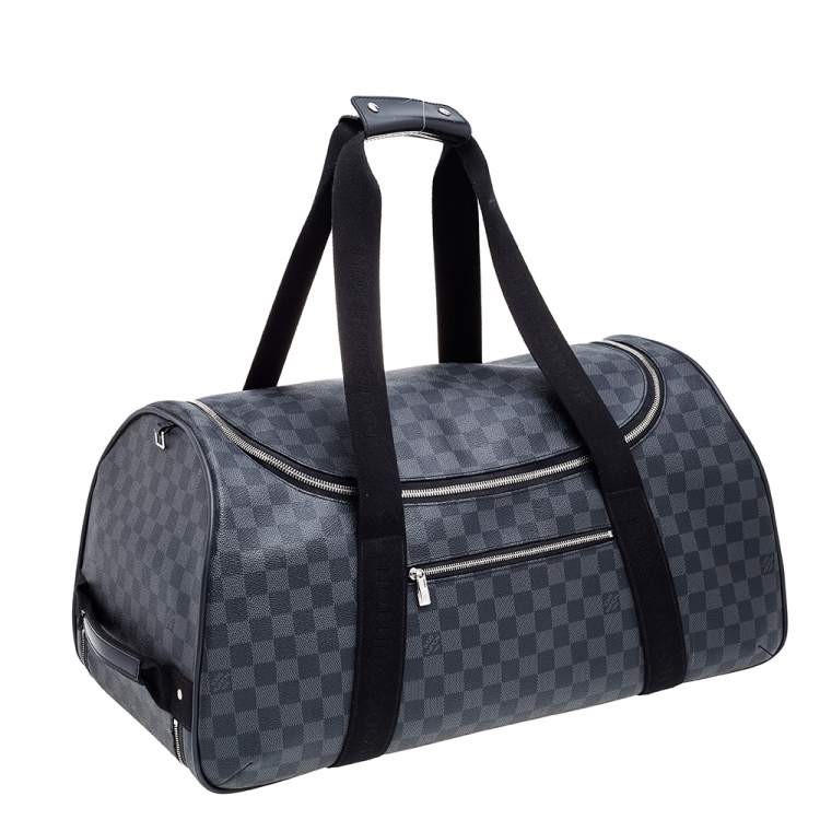 Pre Owned Louis Vuitton Damier Graphite Canvas Roadster Duffel Bag