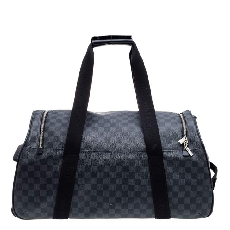 Pre Owned Louis Vuitton Damier Graphite Canvas Roadster Duffel Bag