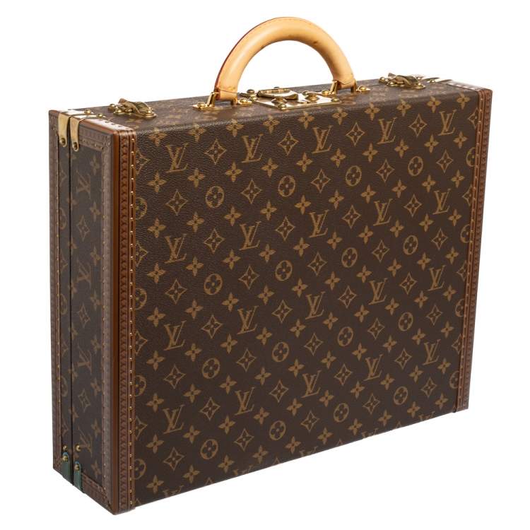 Pre Owned Louis Vuitton Monogram Canvas Trunk President Classeur Briefcase 