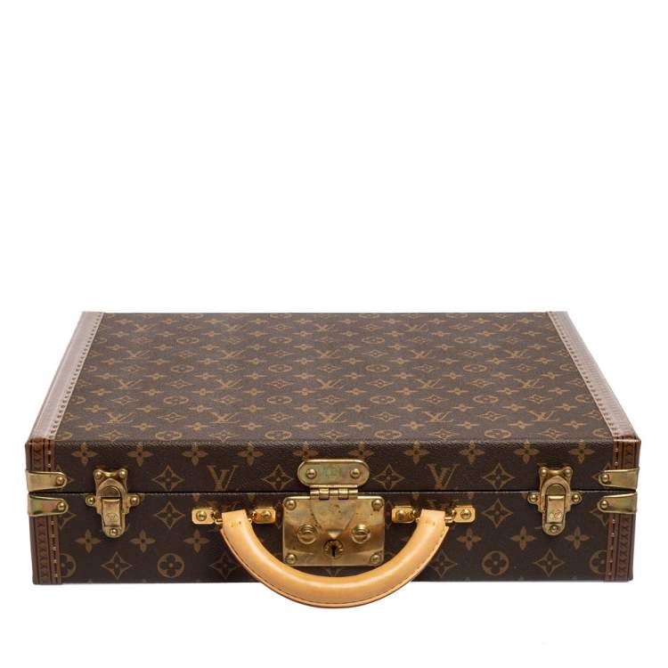 Pre Owned Louis Vuitton Monogram Canvas Trunk President Classeur Briefcase 