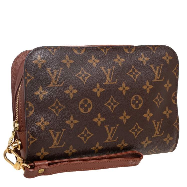 Pre Owned Louis Vuitton Monogram Canvas Orsay Clutch