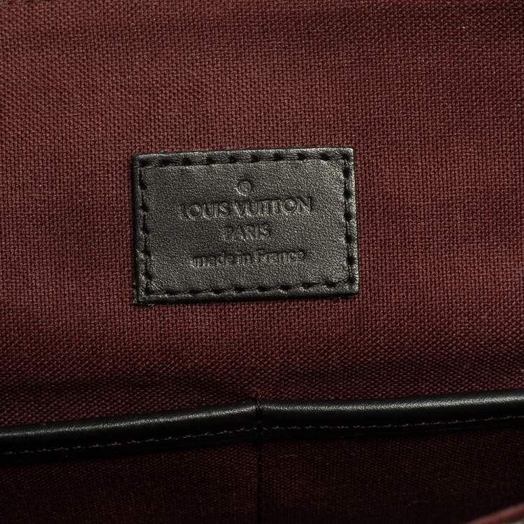 Pre Owned Louis Vuitton Monogram Macassar Canvas Bass MM Messenger Bag