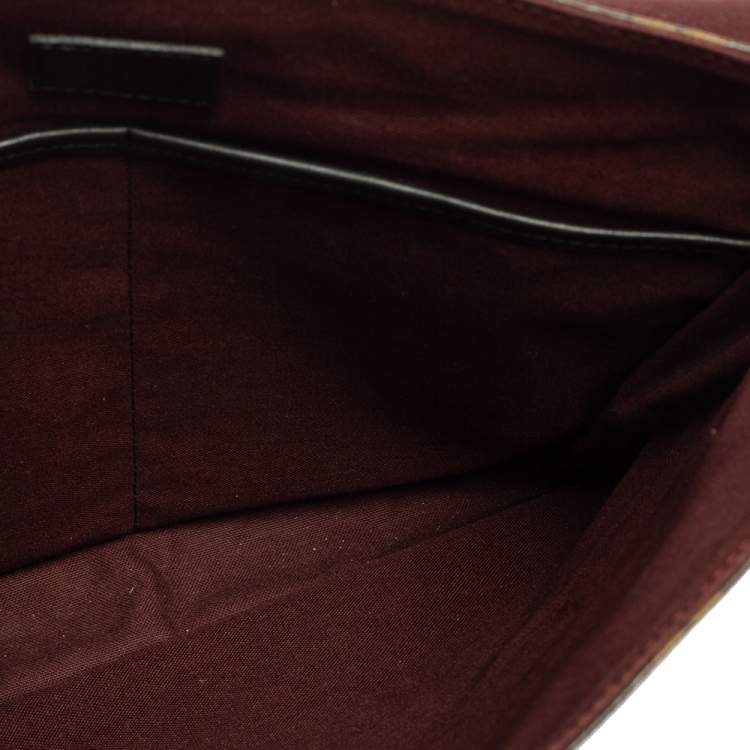 Pre Owned Louis Vuitton Monogram Macassar Canvas Bass MM Messenger Bag