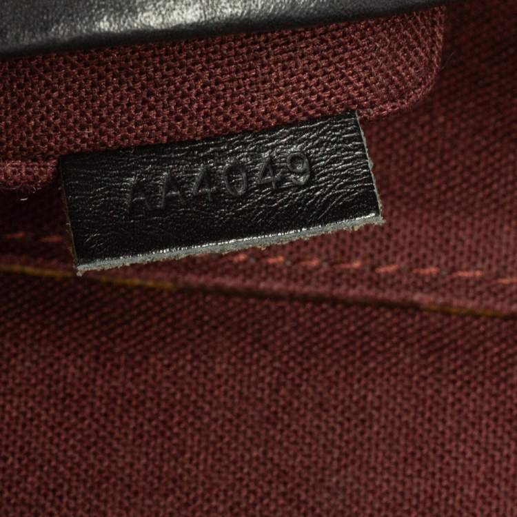 Pre Owned Louis Vuitton Monogram Macassar Canvas Bass MM Messenger Bag