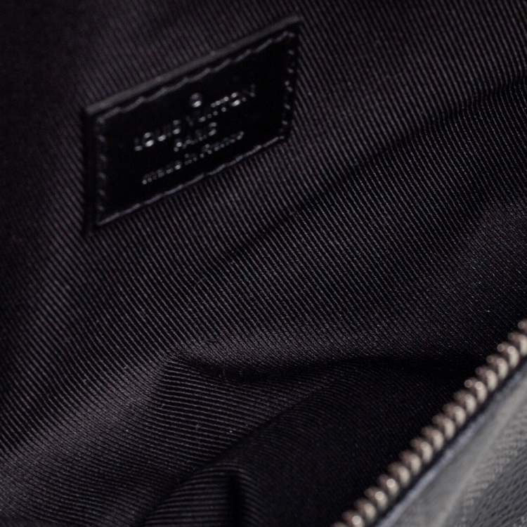 Pre Owned Louis Vuitton Damier Graphite Canvas and Leather Bumbag