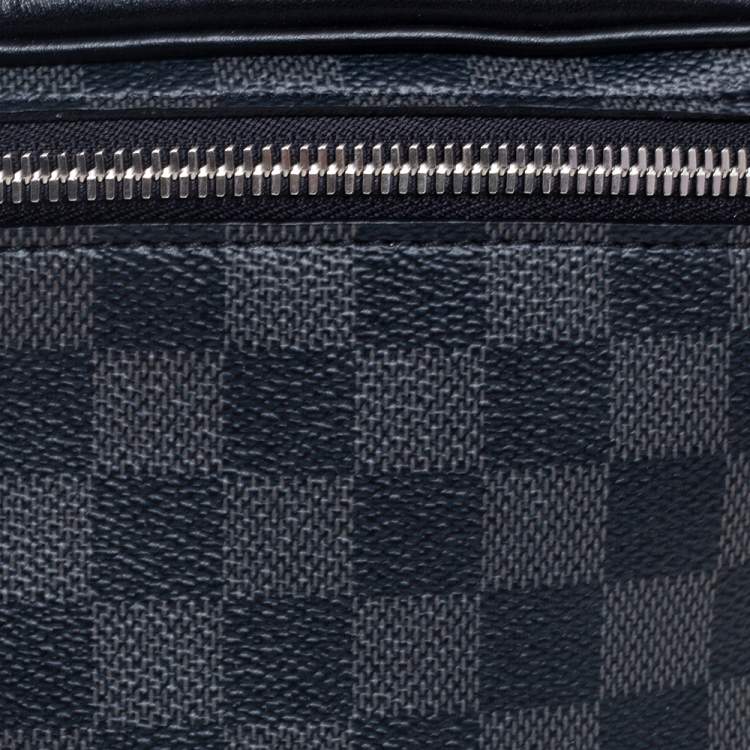 Pre Owned Louis Vuitton Damier Graphite Canvas and Leather Bumbag