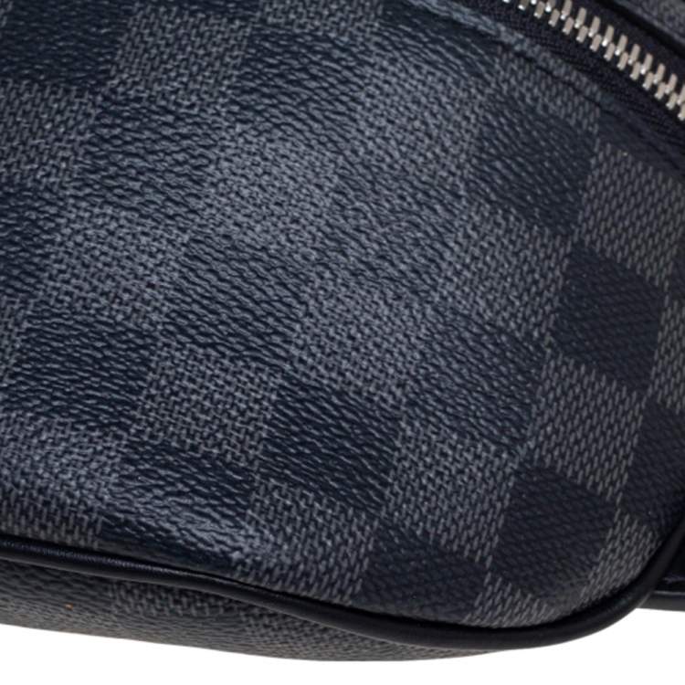 Pre Owned Louis Vuitton Damier Graphite Canvas and Leather Bumbag