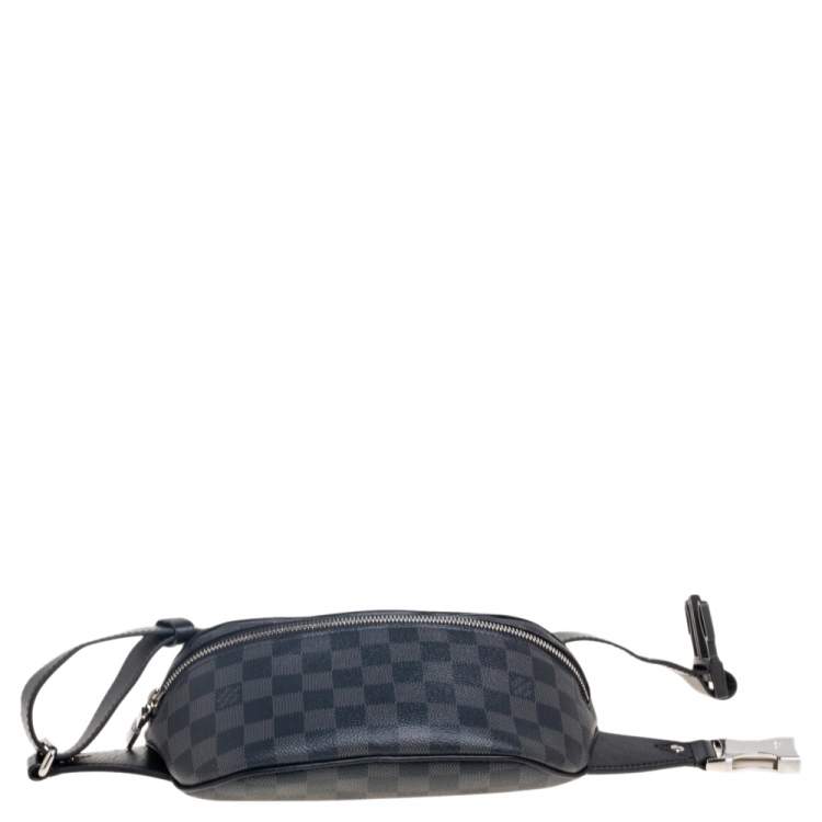 Pre Owned Louis Vuitton Damier Graphite Canvas and Leather Bumbag