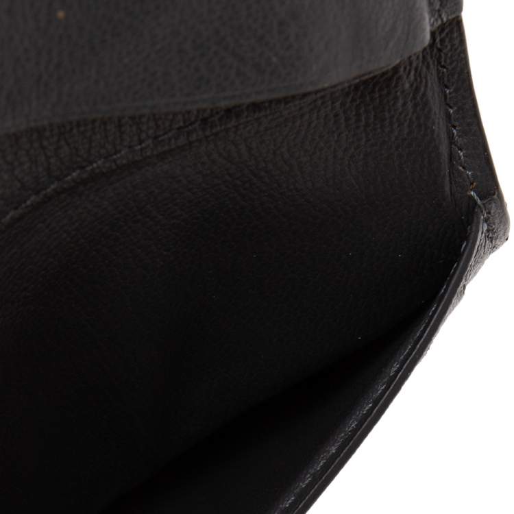 Pre Owned Louis Vuitton Grey Ostrich Pocket Organizer