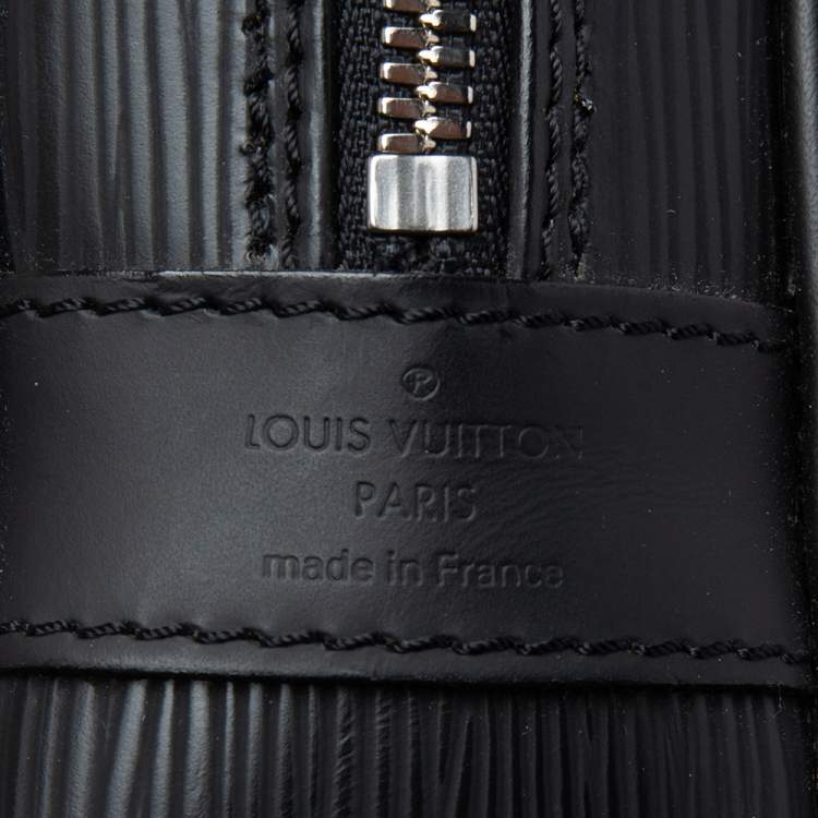 Pre Owned Louis Vuitton Black Epi Leather Porte Documents Voyage Briefcase
