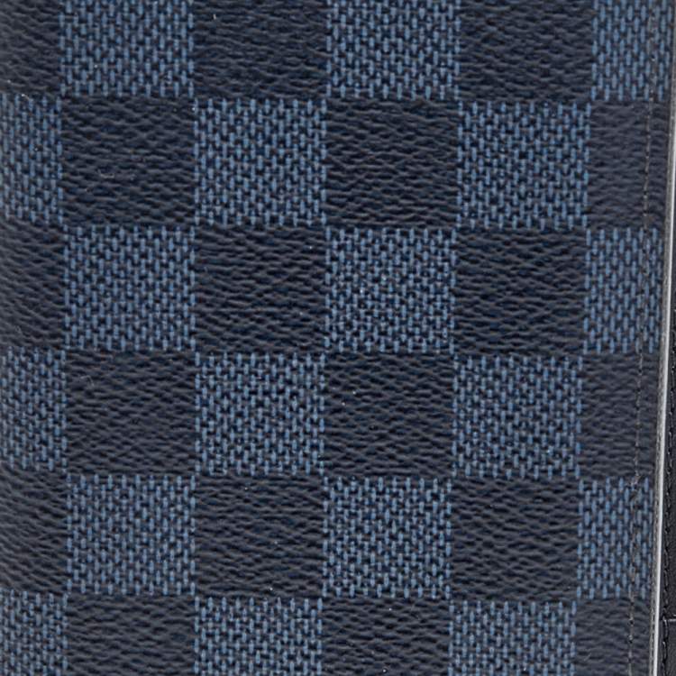 Pre Owned Louis Vuitton Black Damier Graphite Canvas Brazza Wallet