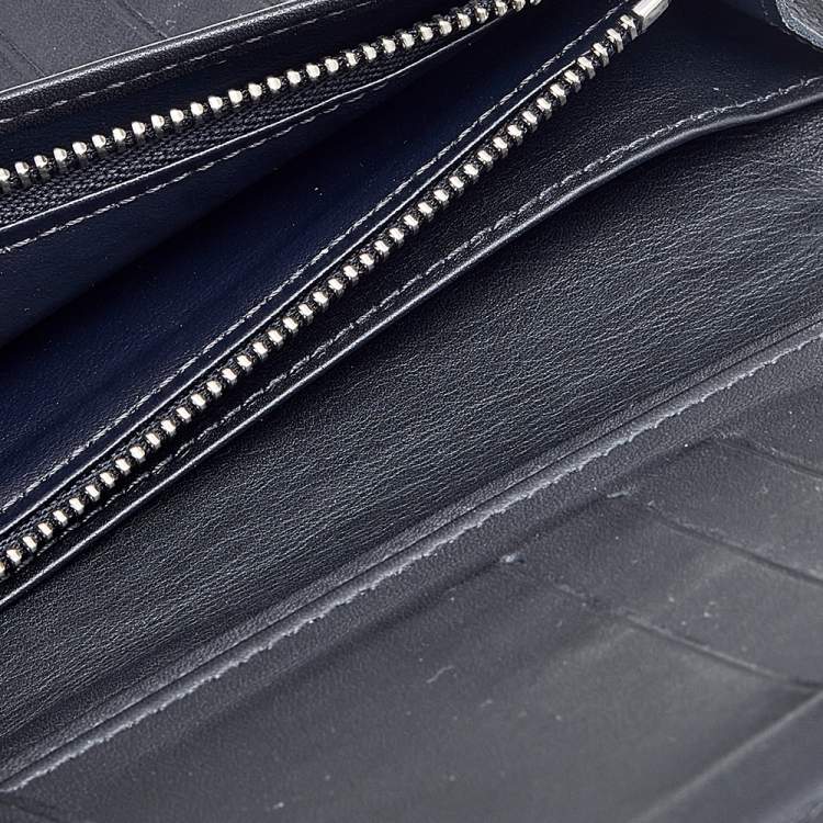 Pre Owned Louis Vuitton Black Damier Graphite Canvas Brazza Wallet