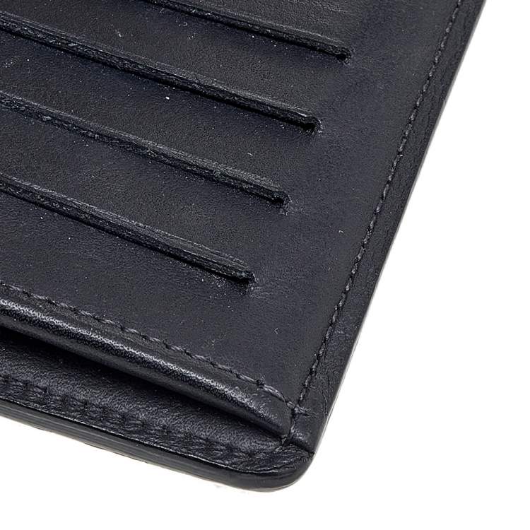 Pre Owned Louis Vuitton Black Damier Graphite Canvas Brazza Wallet