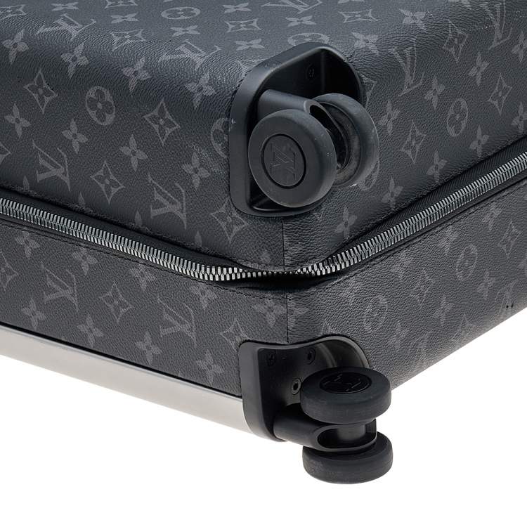 Pre Owned Louis Vuitton Monogram Eclipse Coated Canvas and Leather Horizon 50 Suitcase
