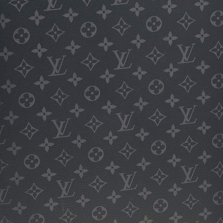 Pre Owned Louis Vuitton Monogram Eclipse Coated Canvas and Leather Horizon 50 Suitcase