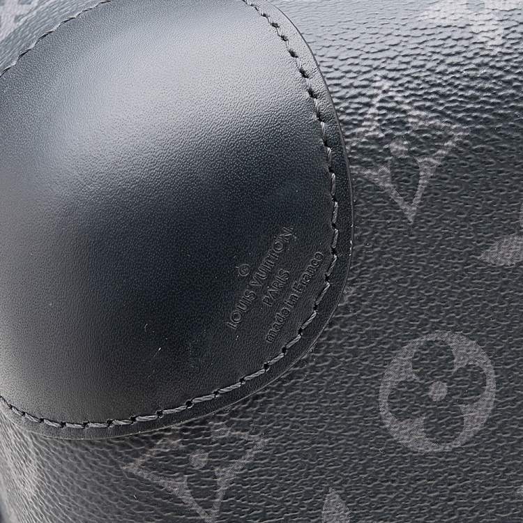 Pre Owned Louis Vuitton Monogram Eclipse Coated Canvas and Leather Horizon 50 Suitcase