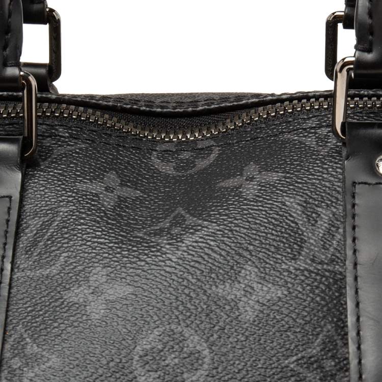 Pre Owned Louis Vuitton Graphite Monogram Canvas Keepall Bandouliere 45