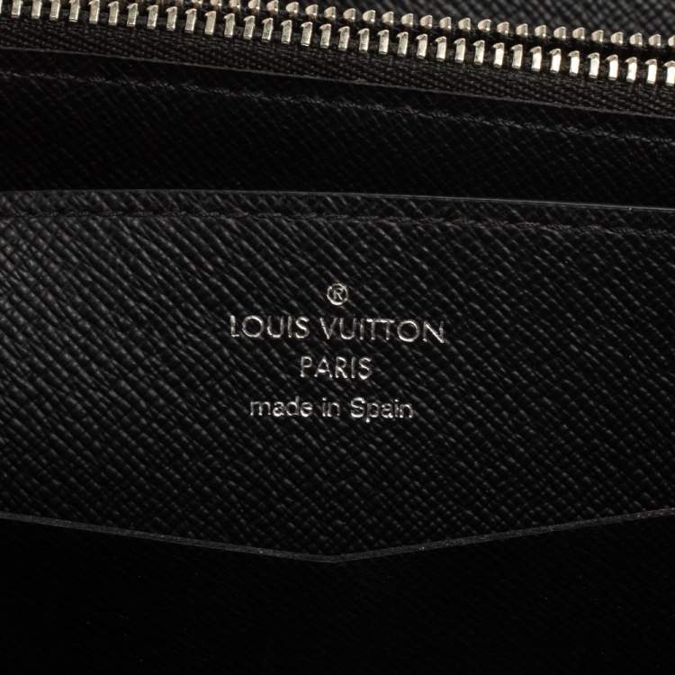 Pre Owned Louis Vuitton Damier Graphite Canvas Zippy XL Wallet