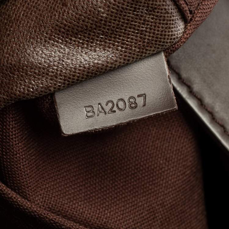Pre Owned Louis Vuitton Damier Ebene Coated Canvas Eole Rolling Luggage 60 cm