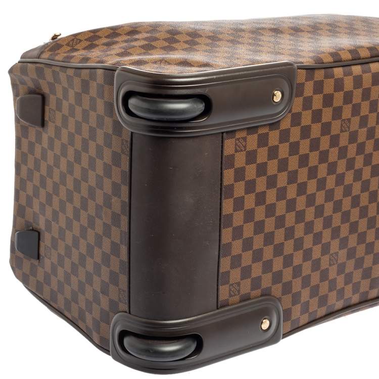 Pre Owned Louis Vuitton Damier Ebene Coated Canvas Eole Rolling Luggage 60 cm
