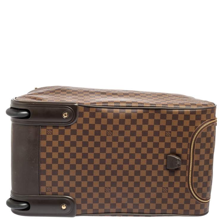 Pre Owned Louis Vuitton Damier Ebene Coated Canvas Eole Rolling Luggage 60 cm