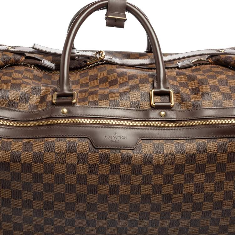 Pre Owned Louis Vuitton Damier Ebene Coated Canvas Eole Rolling Luggage 60 cm