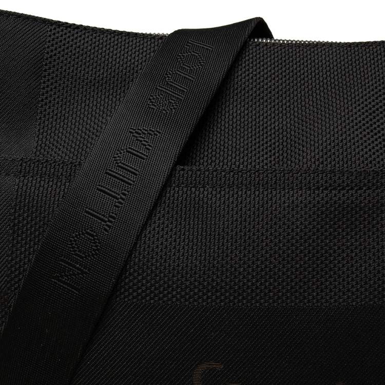 Pre Owned Louis Vuitton Black Damier Geant Canvas Vertical Messenger Bag