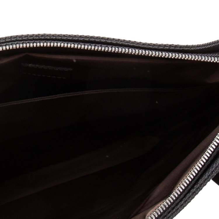 Pre Owned Louis Vuitton Black Damier Geant Canvas Vertical Messenger Bag