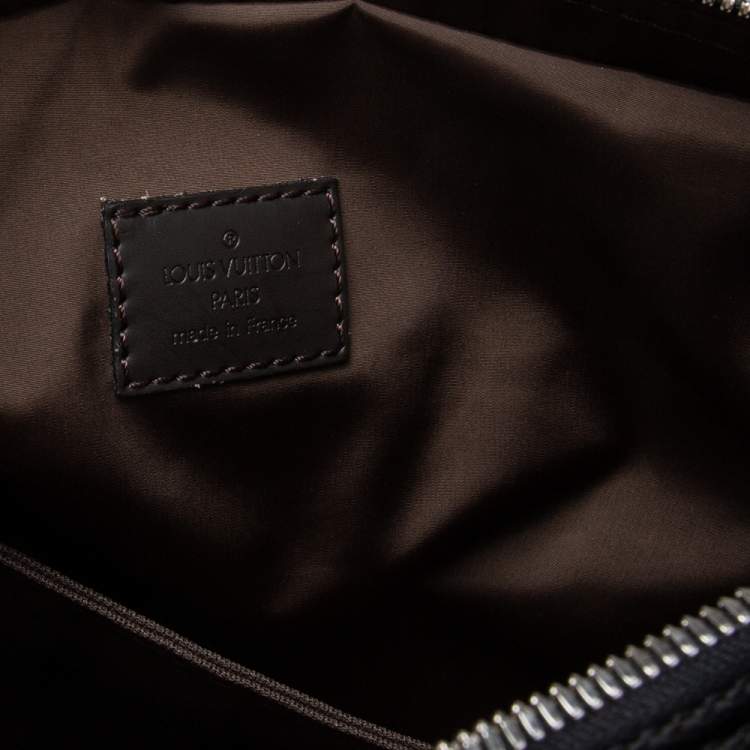 Pre Owned Louis Vuitton Black Damier Geant Canvas Vertical Messenger Bag